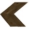 Ekena Millwork 13 3/4"W x 12"H x 3/4"D Vintage Farmhouse 5 1/2" Chevron, Barnwood Decor Collection, Pebble Grey DECR13X12X075CHVPG - alternate 5